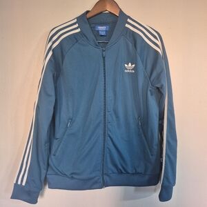 Adidas Original SuperTrack Jacket Embroidered Large